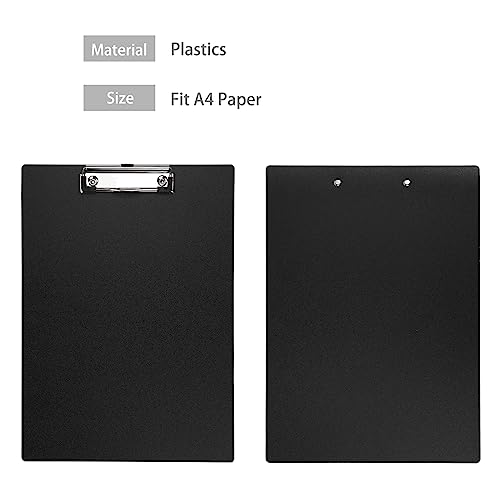 Porte-bloc avec clips pour fixer vos feuilles A4 lot de 10