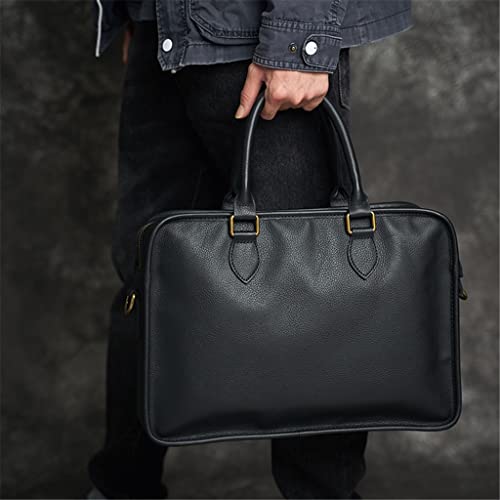 Genuine Leather Bag Men's Briefcase Office Bags for Men Bag Man's Laptop Bags Male Briefcase Handbag4