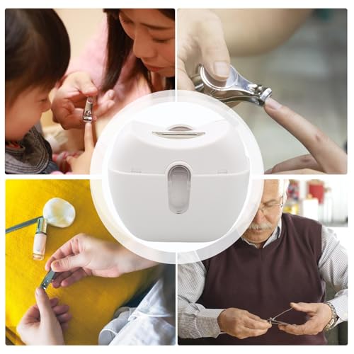 Ylnailky Elektrischer Nagelknipser, Elektrischer Nagelschneider, Wiederaufladbares Trimmgerät Mit Sicherem Polieren Für Maniküre Für Frauen Männer Senioren Baby Kinder