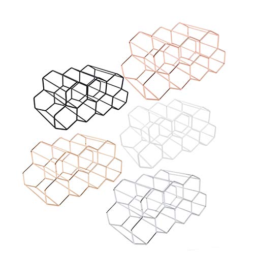 Soporte Hexagonal para 6 Botellas de Vino de Mesa miniatura 3