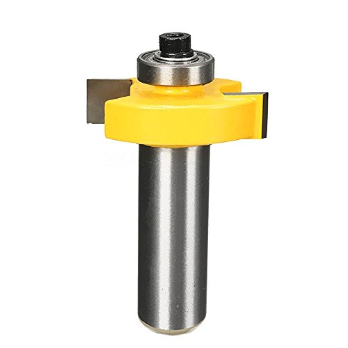 Dboyun 1/2 Inch Shank Rabbeting Router Bit With 6 Bearings Set For Multiple Depths 1/8", 1/4", 5/16", 3/8", 7/16", 1/2" #TOP3