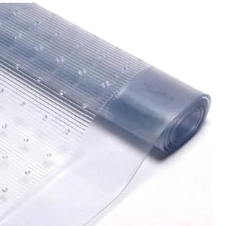 Bargain House Clear Heavy-Duty Carpet Protector Mat – Waterproof Vinyl Plastic Runner for Carpeted Floors – Anti-Slip, Durable Floor Covering for Home, Office, Hallway 27 Inches(2.231ft) Wide (5FT)