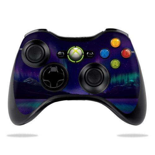 MightySkins Skin Compatible with Microsoft Xbox 360 Controller - Aurora Borealis | Protective, Durable, and Unique Vinyl Decal wrap Cover | Easy to Apply, Remove, and Change Styles | Made in The USA