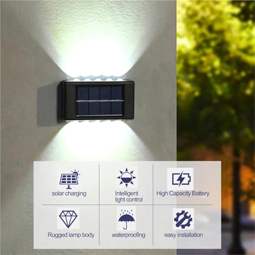 Luces solares de pared para iluminar zonas oscuras sin cables 3