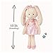 GUND Take-Along Friends Plush, Curtsy Ballerina Bunny, Bunny Stuffed Animal for Ages 1 and Up, Pink, 15