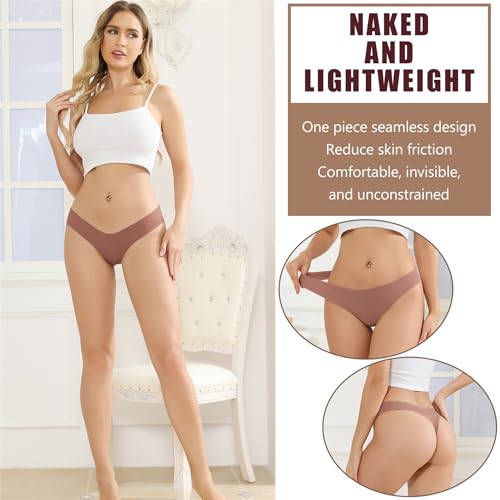 Tangas-Mujer-Pack-de-6-Cintura-en-V-Ropa-Interior-Tangas-para-Mujer-Transpirable-Elegante-Tanga-Invisible-sin-Costuras-Mujer-S-XL