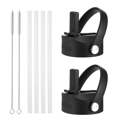 IRON FLASK Flex Straw Lid ofr Wide Mouth Water Bottles 2 Pack
