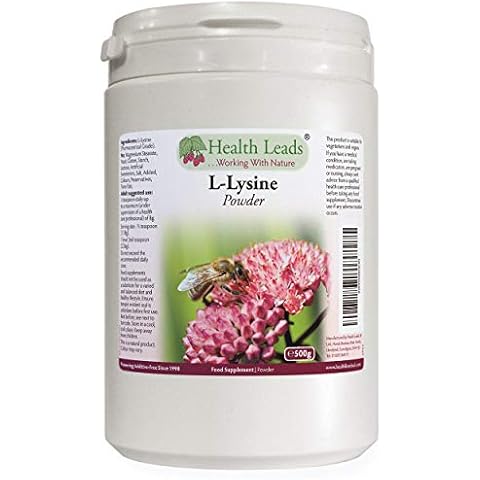 L-Lysine Powder 500g - Pharmaceutical Grade Cover