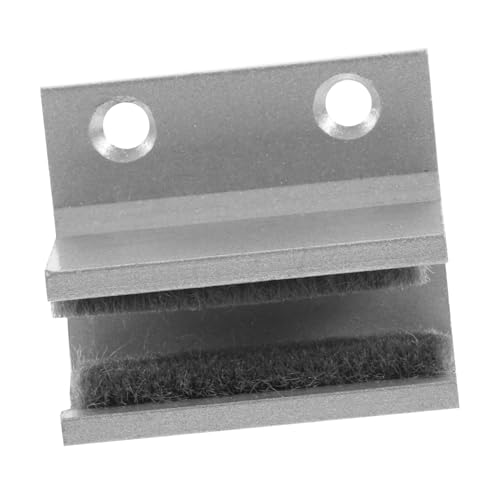 Vaguelly 2 Pezzi Fermo Battente Della Porta Drenare Lavello Tappo Di Scarico Angolo Tappi Kit Per La Pulizia Dei Vetri Rotelle Per Ante Scorrevoli Dell'armadio Gel Silver Lega Di Alluminio