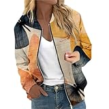 【ESTILO】: Bomber mujer primavera de estilo clásico, se caracteriza por sus líneas limpias y elegantes. Es versátil y práctico, y combina a la perfección con jeans, joggers, leggings, faldas o vestidos para un look elegante y sin esfuerzo.