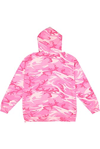 Adult Unisex Camouflage Fleece Long Sleeve Pullover Hoodie Sweatshirt