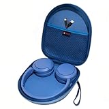 XANAD Funda para Sony WH-CH520 Auriculares Bluetooth Inalámbricos, Bolsa Protectora Compacta para Viajes, Trabajo y Uso Diario (Azul Marino)
