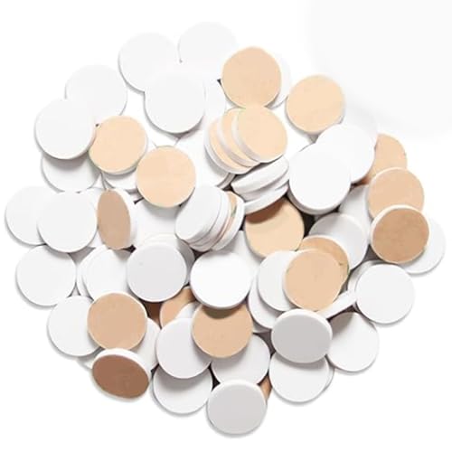 Pangda 128 Pcs Self Healing Injection Ports for Mushroom Spawn Bags and Jar Lids White Silicone Self Adhesive Injection Ports for Plant Grow Bags Seeds Cultivation Supplies