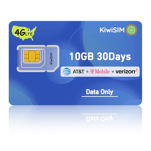 Image of 4G LTE SIM Card,USA Data Only SIM Card Support for 3 Network