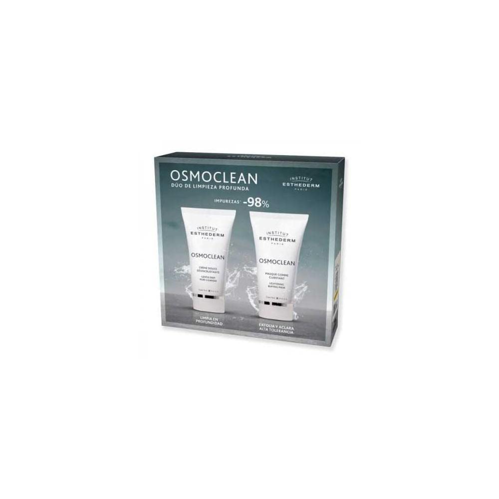 Cosmética femenina de la marca Institut Esthederm, hidratante facial, Osmoclean crema Désincrust, Mask
