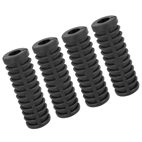 Partuto 4 Pcs 12mm Universal Gear Shifter Kick Start Lever - Rubber Black