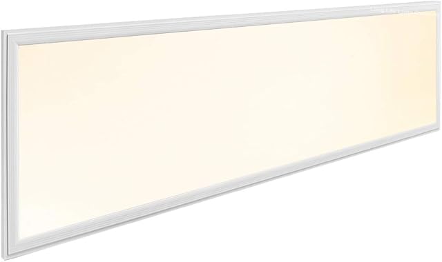 Long Life Lamp Company 40W Warm White LED Ceiling Panel 1200 x 300 Flat Tile Panel Downlight 3500k Super Bright Premium Quality, 3 Years Warranty
