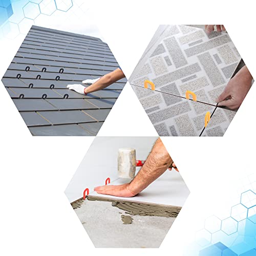 Image of 300PCS Plastic Shims, Horseshoe Shims, U Shaped Tile Spacers | Plastic Shims for Leveling, Red 1 /8 inch