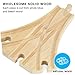 Conductor Carl Wooden Train Track Set | Kids Games | Compatible with Toy Train Brands | Small Expansion Set - 42 Pieces