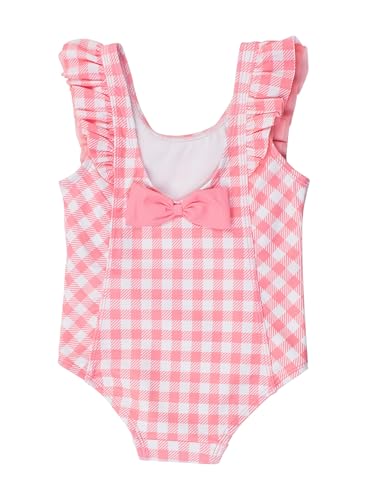 Image of RuffleButts Baby /Toddler Girls Ruffle Strap One Piece Swimsuit w /UPF 50+ Sun Protection