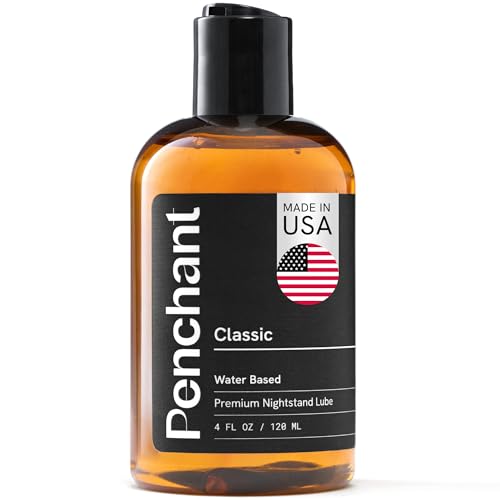 Penchant – Water-Based Intimate Lubricants for Sensitive Skin – Sensory Lube for Women and Men – Lubrication Gel with Discreet Label – Natural Love Oil – for Personal Pleasure & Couples Use (4 Fl Oz)