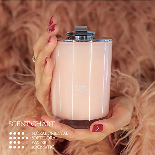 Esna Home Luxury Scented Candle | Hand Poured Aromatherapy Candles For Home | 100% Natural Vegan Soy Wax | Metal Lid Jar Holiday Birthday Gift | Housewarming Present | 8.8Oz Long Lasting Slow Burn #TOP1