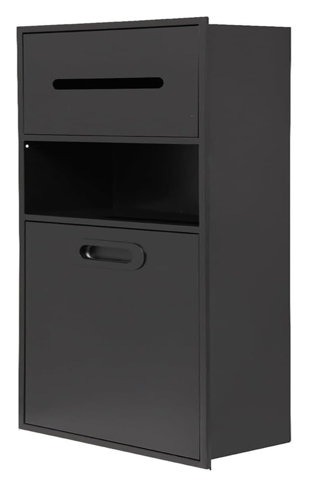 Niche de douche en acier inoxydable noir 65 cm finition premium