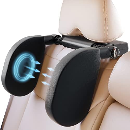 Oasser Headrest Car Headrest Car Child 360 Degree Adjustable Leat...
