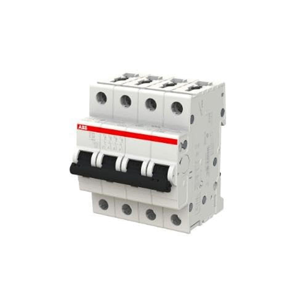 ABB S204-C32 Miniatur-Schutzschalter, 4-polig, Typ C, 6/10 kA, Schaltleistung, 32 A Stromstärke (2CDS254001R0324)