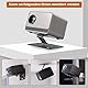 XIAOCHUAN Beamer Ständer, Beamer Halterung aus Edelstahl, Verstellbarer Projector Stand für Projektoren mit 1/4-Zoll-Schraubanschluss