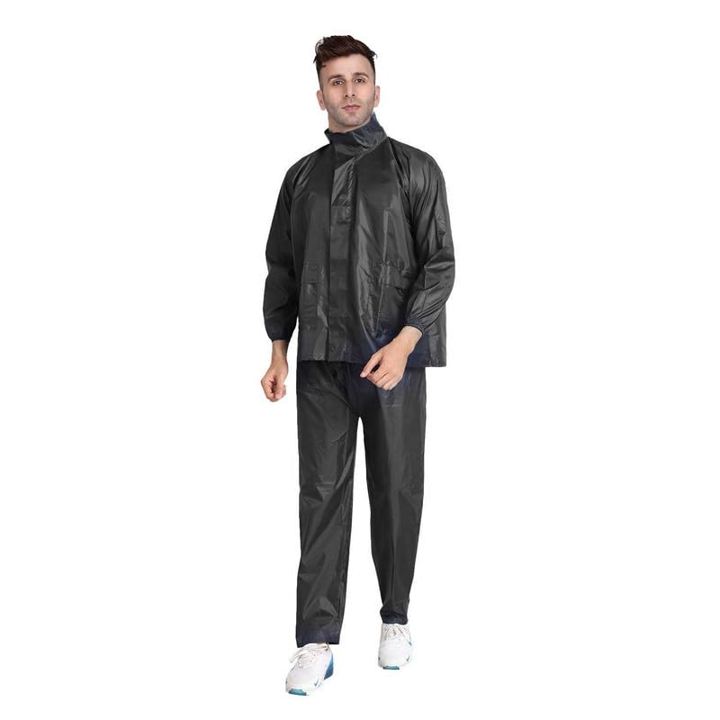 VKG Boy's Waterproof Raincoat/Rainsuit (Top + Pyjama) (Large) 1