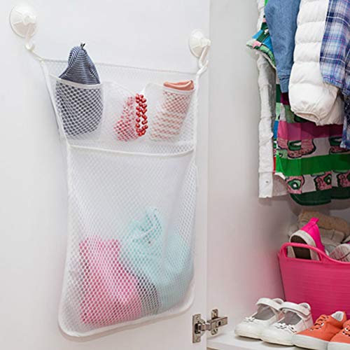 Suszian Speelgoed Opbergtas, Badkamer Opknoping Tas, Bad Speelgoed Organizer Badkamer Speelgoed Opbergtas met 2… - Image 5