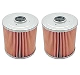 (Pack of 2) Fuel Filter FF5363 FF5721 Compatible with Mitsubishi Fuso 6M60-7.5L 6M60-9AT1 7.5L