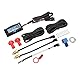 Motorrad Thermometer Digital, Motorrad Digitalanzeige 4 in 1 Thermometer ?l Motortemperatur Spannungsmesser Zeitanzeige mit 14 Mm Z¨¹ndkerzenstecker(M12x1, 5)
