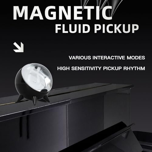 MENDUNER Ferrofluid Sound Visualizer | Tanzende Magnetflüssigkeit | Mit AUX & Aufnahmefunktion | 8h Akkulaufzeit | Dekoratives Musiklicht für Schreibtisch