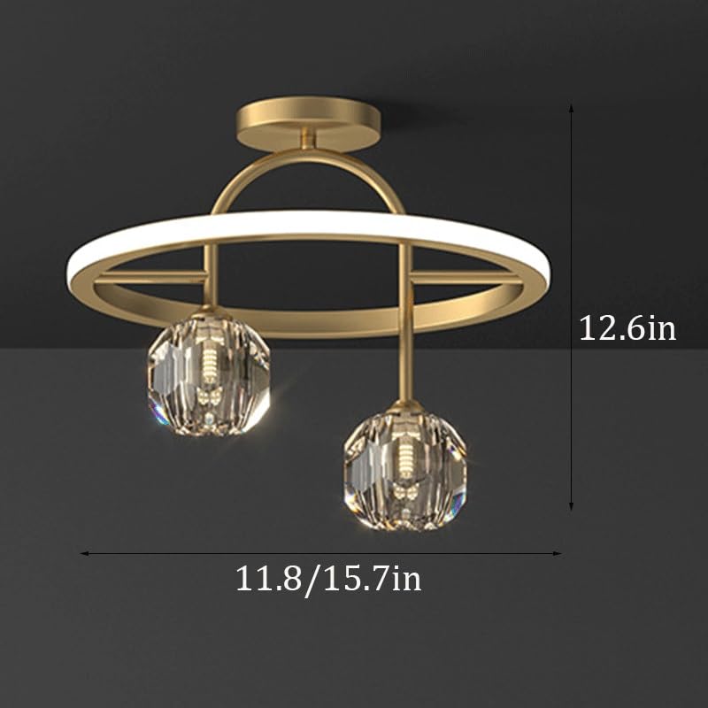 Plafonnier encastré LED tricolore variable à économie d'énergie - 6