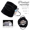 EVEOUT Plüsch Schultertasche Damen Elegante Kunstfell Handtasche Große Weiche Flauschige Pelzige Umhängetasche für Herbst und Winter #3