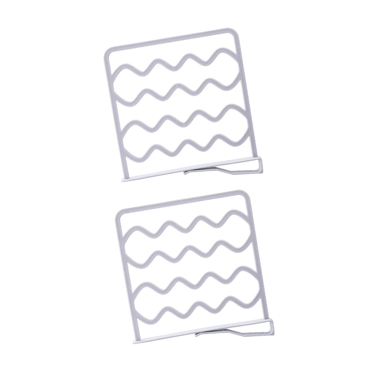 Vaguelly 6Pcs Shelf Divider for Closet Organization Clip Mounting Wardrobe Separators Easy to Install Grey Clothing Storage Dividers for Layered Shelf Storage Pack