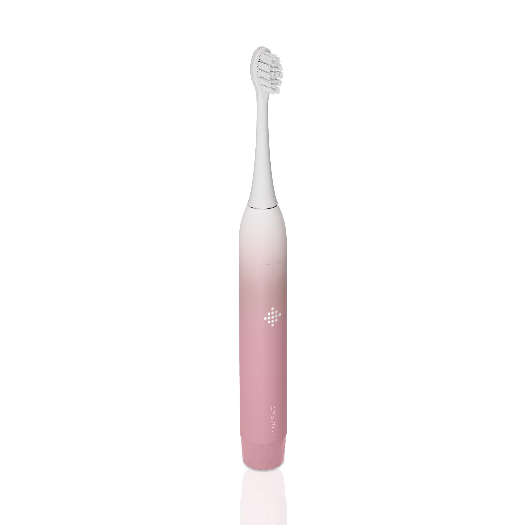 Prism Elektrische Zahnbürste – Schallzahnbürste mit 3 Reinigungsmodi, Smart Timer, Drucksensor, kabellosem Laden, IPX8 wasserdicht, 60 Tage Akku, Rosa