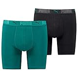 PUMA Herren Sports Boxershorts, Varsity Green Combo, L EU