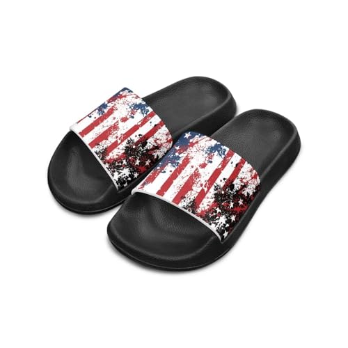 Unisex-Child Slippers Lightweight Slide Sandals with Cushioned Thick Sole Beach Slides Garden Slip On Shoes