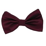 Wedding Bowties Checkered Maroon Pre-tied Bow tie By Dan Smith, CID-043-19