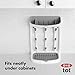 OXO Tot Space-Saving Baby Bottle Drying Rack, Compact Dish Drying Rack with Removable Trays, Countertop Bottle Organizer for Baby Bottles, Nipples, Pacifiers and Lids, BPA Free, Dishwasher Safe