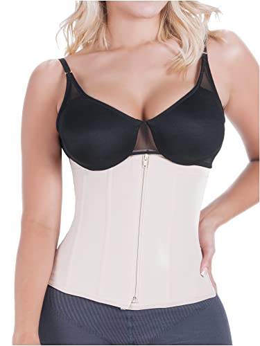 Image of Sonryse 023ZL Fajas Colombianas Reductoras y Moldeadoras Open Bust Tummy Control Compression Waist Cincher Women