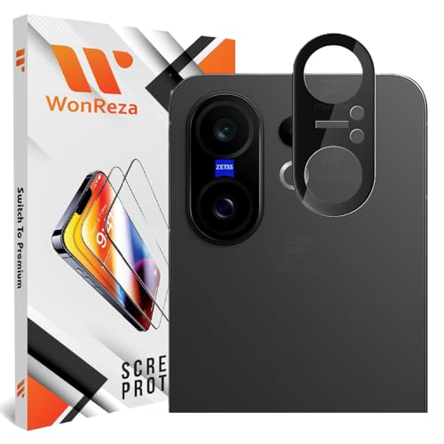 Image of Pack 1- Back Camera Glass Protector for Vivo X200 FE 5G [3D Premium] Camera Glass Protector (Black)