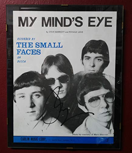 Póster de Small Faces de My Mind's Eye firmado, revive la magia del rock británico clásico