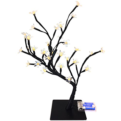 Cherry Blossom Bonsai Style Tree Lamp