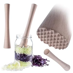 Kadax K11385 Holz-Küchenstampfer 24x4 cm