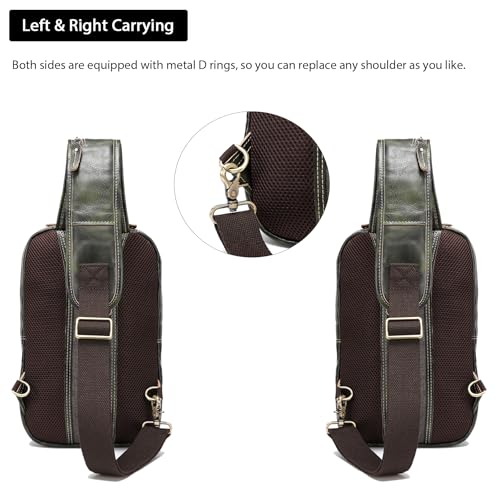 LANNSYNE Vegetable Tanned Leather Sling