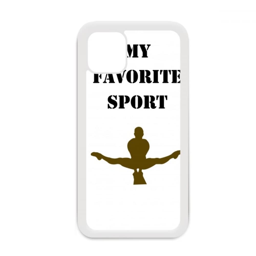 no/no Like Sports Fitness Balanced Vaulting Horse for iPhone 14 Cover for Apple Mobile Case White Shell